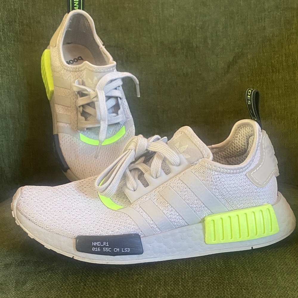 Adidas Athletic Shoes - Grey and Neon Yellow